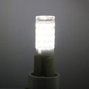 Modern white g9 led corn bulb chandelier lamp for living room by Decorbites