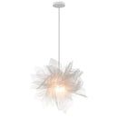 GobekUsa Gauze Flower Chandeliers: Modern Nordic Mesh Pendant Light for Bedroom, Living, Children's Room