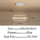 GobekUsa Geometric Aluminum Pendant Light for Living Bedroom Restaurant Kitchen - Modern Art Luminaire