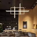 GobekUsa Geometric Aluminum Pendant Light for Living Bedroom Restaurant Kitchen - Modern Art Luminaire