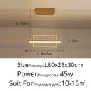 GobekUsa Geometric Aluminum Pendant Light for Living Bedroom Restaurant Kitchen - Modern Art Luminaire