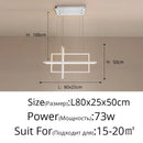 GobekUsa Geometric Aluminum Pendant Light for Living Bedroom Restaurant Kitchen - Modern Art Luminaire