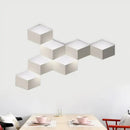 GobekUsa Nordic Style LED Wall Lamp - White Geometric Design Light Fixture for Living Room