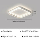 GobekUsa Geometric LED Ceiling Lamp Chandelier for Living Dining Room Study Bedroom Aisle Balcony