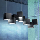 GobekUsa Contemporary LED Island Light Fixture: Metallic Living Room Pendant Light