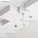 GobekUsa Contemporary LED Island Light Fixture: Metallic Living Room Pendant Light