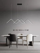 GobekUsa Geometric LED Pendant Lights Modern Minimalist Chandelier Lighting