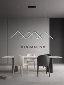GobekUsa Geometric LED Pendant Lights Modern Minimalist Chandelier Lighting