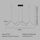 GobekUsa Geometric LED Pendant Lights Modern Minimalist Chandelier Lighting