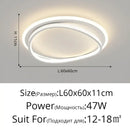 GobekUsa Geometric Square LED Ceiling Light with Remote Control for Study Living Room Bedroom