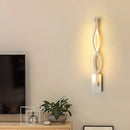GobekUsa Sleek White Geometric LED Wall Sconce for Stairway - Simplicity & Style