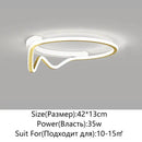 GobekUsa Geometry Round LED Ceiling Light for Home Decor
