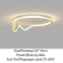 GobekUsa Geometry Round LED Ceiling Light for Home Decor