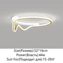 GobekUsa Geometry Round LED Ceiling Light for Home Decor