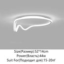 GobekUsa Geometry Round LED Ceiling Light for Home Decor