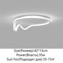 GobekUsa Geometry Round LED Ceiling Light for Home Decor