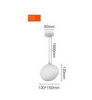 GobekUsa Glass Ball LED Pendant Light - White Nordic Hanging Fixture