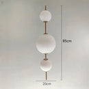 GobekUsa Glass Ball LED Pendant Light for Modern Restaurant, Cafe, Bedroom & Kitchen
