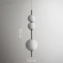 GobekUsa Glass Ball LED Pendant Light for Modern Restaurant, Cafe, Bedroom & Kitchen
