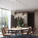 GobekUsa Glass Bubble Chandelier Customized Pendant Light for Living Room Atmosphere