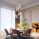GobekUsa Glass Bubble Chandelier Customized Pendant Light for Living Room Atmosphere