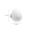 GobekUsa Glass Egg Wall Sconces Lamp Ceiling Light with E27 Led Bulb