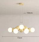 GobekUsa Elegant Chandelier Ceiling Pendant Light Fixture for Dining Room, Salon & Indoor Lighting