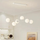 GobekUsa French White Pendant Chandelier Light Set with E27 Bulb for Elegant Décor