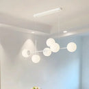 GobekUsa French White Pendant Chandelier Light Set with E27 Bulb for Elegant Décor