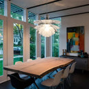 GobekUsa Glass Pine Cone Pendant Chandelier for Living Room Restaurant Bedroom Kitchen