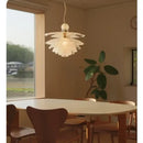 GobekUsa Glass Pine Cone Pendant Chandelier for Living Room Restaurant Bedroom Kitchen