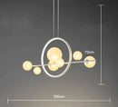 GobekUsa Glass Strip Bubble Chandelier: Unique Magic Bean Pendant Light for Modern Decor