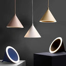 GobekUsa Annular Cone Pendant Lamp: Minimalist Nordic Design for Living Room, Restaurant, Bar