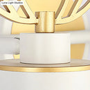 GobekUsa Modern 2/3/4-Light White Cylindrical Vanity Lighting with Antler Design - Natural Light, LED Wall Mounted Fixture