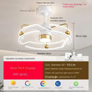 GobekUsa Cream Bedroom Ceiling Fan Light with Remote Control, Elegant Bedroom Lamp Fixtures