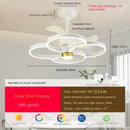 GobekUsa Cream Bedroom Ceiling Fan Light with Remote Control, Elegant Bedroom Lamp Fixtures