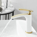 GobekUsa Brass Bathroom Basin Faucet Cold Hot Water Mixer Sink Tap Deck Mounted