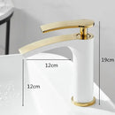 GobekUsa Brass Bathroom Basin Faucet Cold Hot Water Mixer Sink Tap Deck Mounted