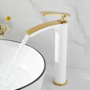 GobekUsa Brass Bathroom Basin Faucet Cold Hot Water Mixer Sink Tap Deck Mounted