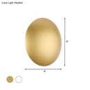 GobekUsa White/Gold LED Wall Light with Warm/White Illumination - Perfect for Modern Bedrooms