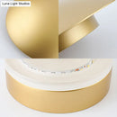 GobekUsa White/Gold LED Wall Light with Warm/White Illumination - Perfect for Modern Bedrooms