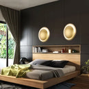 GobekUsa White/Gold LED Wall Light with Warm/White Illumination - Perfect for Modern Bedrooms