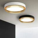 GobekUsa Circular Metal Grid LED Ceiling Light - Modern Room Lighting
