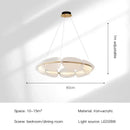 GobekUsa Circular Petal LED Chandelier for Home Decor - Nordic Luxury Lighting Fixtures
