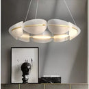 GobekUsa Circular Petal LED Chandelier for Home Decor - Nordic Luxury Lighting Fixtures