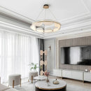 GobekUsa Circular Petal LED Chandelier for Home Decor - Nordic Luxury Lighting Fixtures