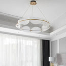 GobekUsa Circular Petal LED Chandelier for Home Decor - Nordic Luxury Lighting Fixtures