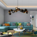 GobekUsa Cube LED Pendant Light: Art Deco Hanging Lamp for All-Match Style