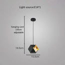 GobekUsa Cube LED Pendant Light: Art Deco Hanging Lamp for All-Match Style