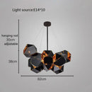 GobekUsa Cube LED Pendant Light: Art Deco Hanging Lamp for All-Match Style